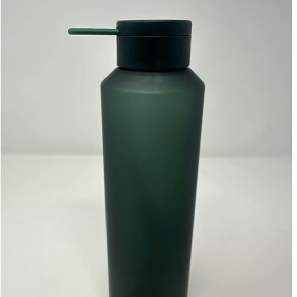 Starbucks Matte Green Plastic Water Bottle Tumbler Cup Venti 24oz NWT 2022 To Go - Picture 5 of 14